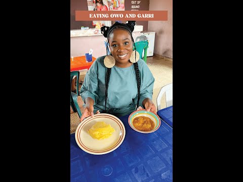Itsekiri Foods: Eating Owo & Garri for the first time in Warri!