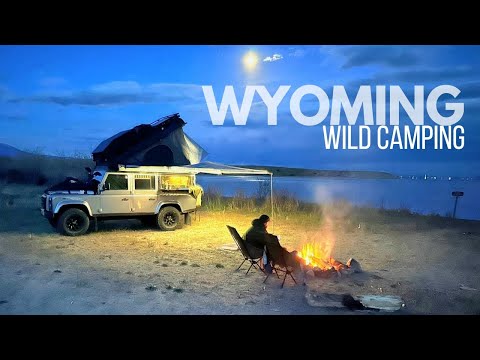 Overlanding Wyoming in our defender camper
