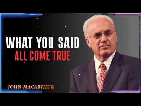 CHOSEN ONES, THE WHOLE COMMUNITY’S SHOOK NOW... JOHN MACARTHUR