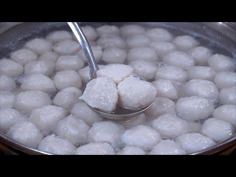 雞肉别再水煮了，做成丸子，和魚丸壹樣又脆又彈，不需要任何的科技就可以做到，而且低脂低卡，全家都愛吃！#like #烹饪 #delicious #food #cooking