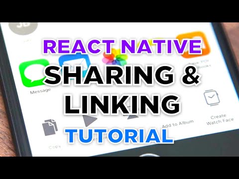 Sharing & Linking in React Native