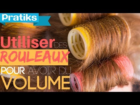 Comment utiliser des rouleaux pour avoir du volume ?