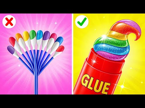 🌈 OMG! Quick & Colorful Crafts ✨ DIY for Kids! Less Than 10 Minutes! | Imagine Playworld