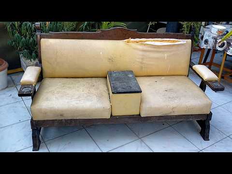 Movie armchair restoration.