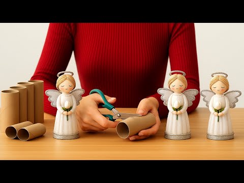VERY EASY ❗️I Made and Sold 20 Pieces a Day with Toilet Roll Cardboard - Christmas Dolls