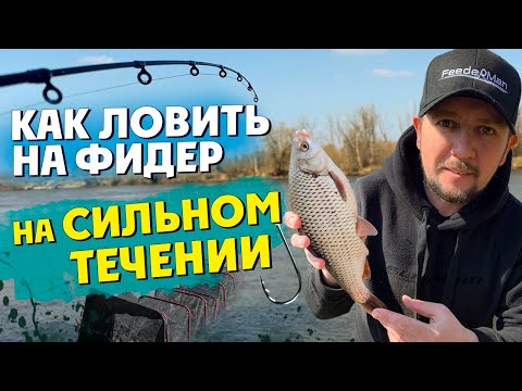 КАК ЛОВИТЬ НА ФИДЕР НА СИЛЬНОИ ТЕЧЕНИИ. ТОП 5 советов! Пробуем сублимированную еду.