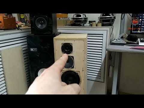 Тест Как звучат НЧ динамики НОЭМА 35ГДН62-16,  ВЧ 15ГДВ92