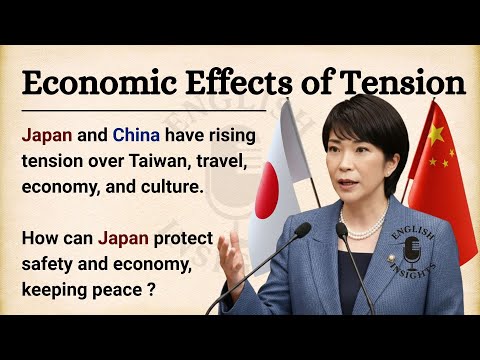 Japan Warning: Economic Effects of Japan - China Tension | Learn English Through News Level 3