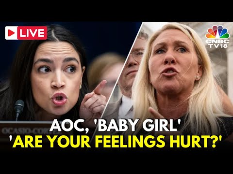 USA LIVE: Reps. Alexandria Cortez & Marjorie Greene Heated Exchange at House Committee Hearing |N18G