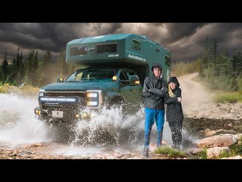 EarthRoamer LTx Off-Road Test - Storm Camping in Colorado