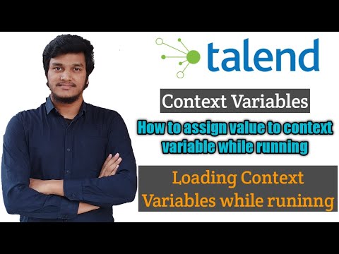 44.How to assign value to context variables while running l Context Variables l Data Integration