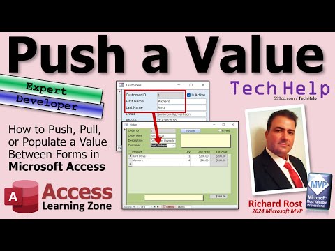 How to Push, Pull, or Populate a Value Between Forms in Microsoft Access