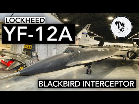 Guided tour around the only Blackbird Interceptor in the world - the Lockheed YF-12A