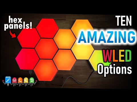 Ten AWESOME Options for WLED! (Pixel Matrix, Hex Panels, and more)
