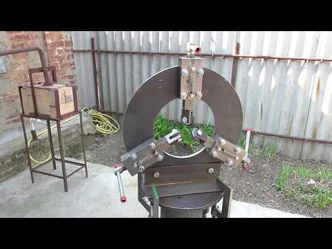 Twisted Pipe Making Jig: Getting Started with Construction.