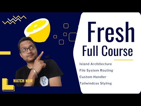 Fresh - A Deno Framework full course