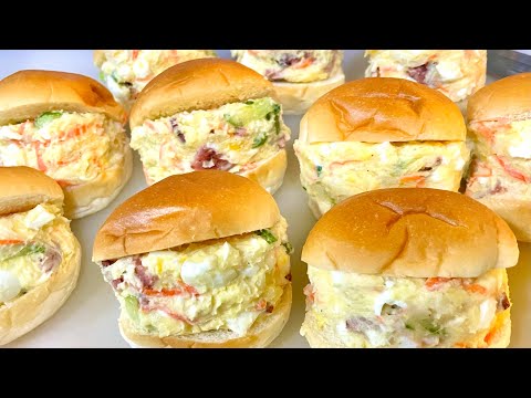 How to make Salad Bread (Salad Bread) A bakery recipe that you have to wait in line to buy