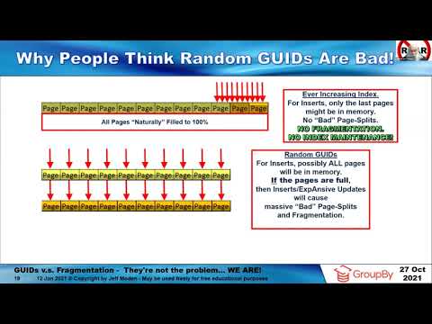 Black Arts Index Maintenance 1.2 - Guids vs. Fragmentation | Jeff Moden