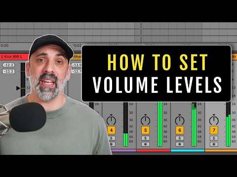 How to Set Volume Levels - Ableton Mixing Tutorial
