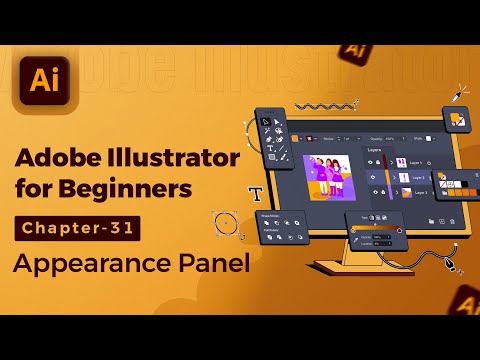 Adobe Illustrator Tutorial in Hindi/हिंदी - 31. Appearance Panel #illustratortutorialhindi