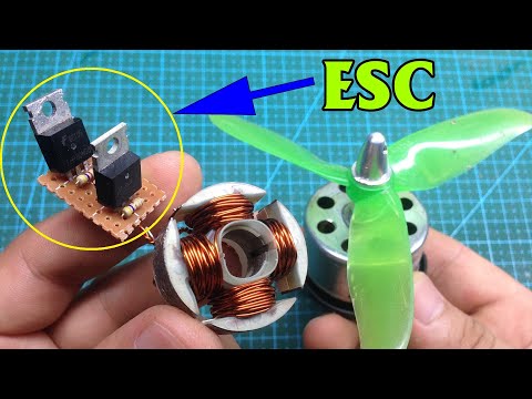 Simple creative ideas brushless motor | Top electronics project