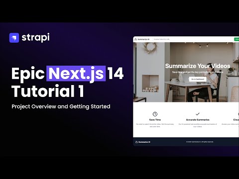 Epic Next.js Tutorial For Beginners: build real life project with Next.js 14, Tailwind, and Strapi.