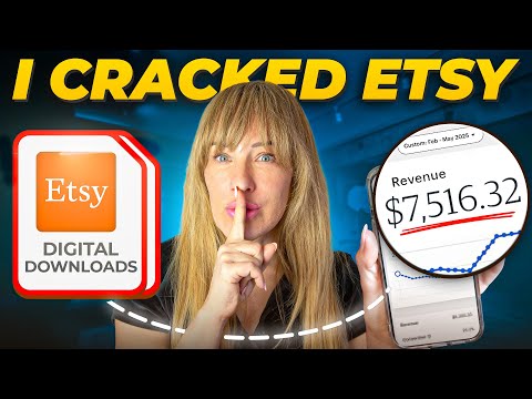 How I Scaled a New Etsy Shop to $7,516 Selling Digital Downloads