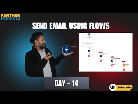 DAY14 - Send Email Using Record Trigger Flow with @sfdcpanther #pantherschools #automation