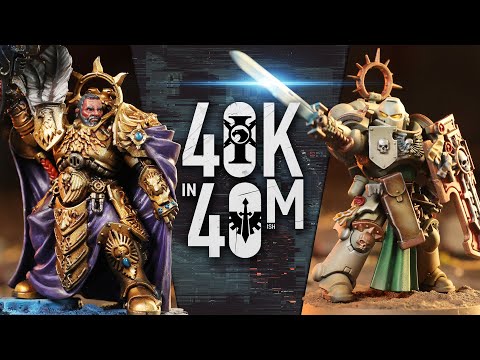 Who is the Better Elite? Adeptus Custodes vs Dark Angels Warhammer 40k in 40m