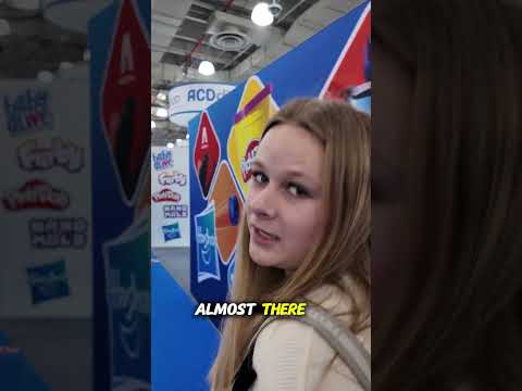 Follow The Assistant to the Secret Kawaii Slime Booth! 🍭 #ToyFair2026 #KawaiiSlime #familyfun