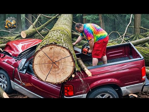 Idiots With Chainsaws: Tree Cutting Fails | Extreme Dangerous Logging Truck Fails #13