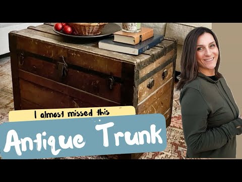 Antique Trunk Turned Coffee Table