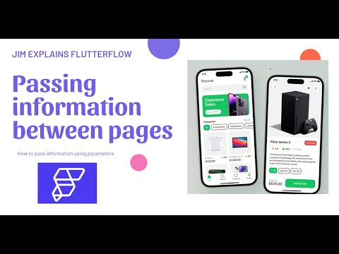 FlutterFlow - How To Pass Information Between Pages