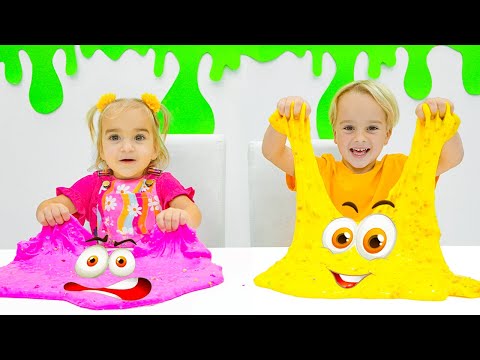 Alice y su amiga hacen un Slime Gigante