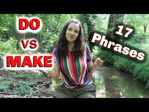 DO vs MAKE: Top 17 English Vocabulary Phrases