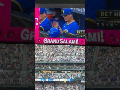 Grand slam Mariners! #seattlemariners #mlb #baseball