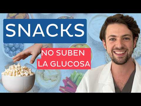 6 SNACKS PARA DIABETES 🍿(que no suben la glucosa)