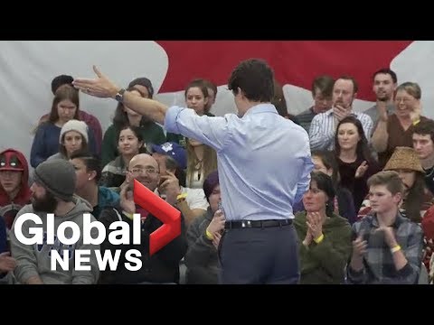 Justin Trudeau shuts down hecklers, orders them to leave