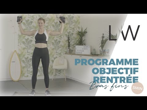 Exercices Bras Fins avec Haltères (5 min) // PROGRAMME OBJECTIF RENTREE