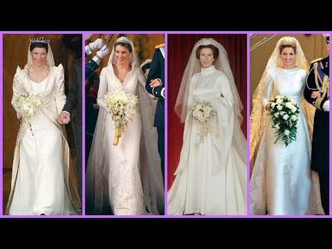 Top 16 Royals Who Wore Similar Wedding Dresses!