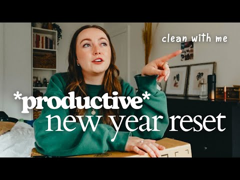 CLEAN & RESET WITH ME! 🌿  getting my life together | Glow Up Series 2025