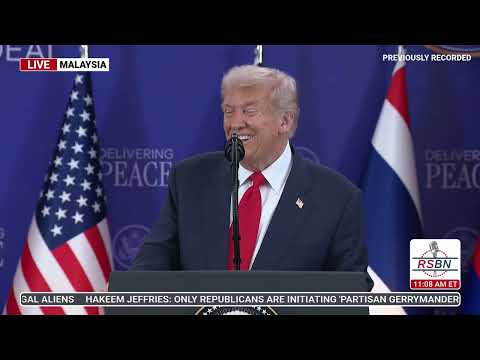 WATCH: President Trump Delivers Remarks at a Delivering Peace Event in Malaysia - 10/27/25