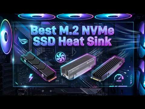 Top 5 Best M.2 NVMe SSD Heatsinks in 2026 🔥 Keep Your SSD Cool!
