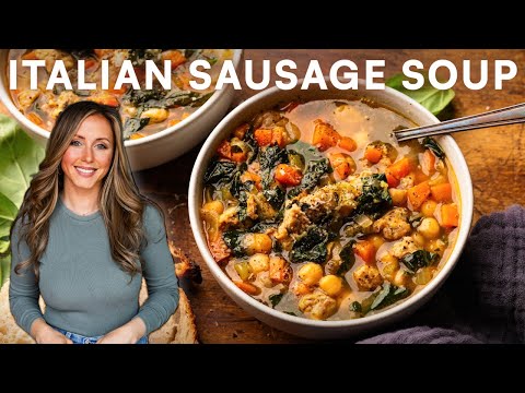 The Most Delicious Italian Sausage Soup