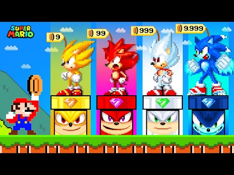 Super Mario Bros. But Mario Can Buy All Sonic Elemental Forms Pipes