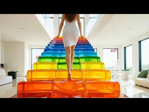 Which Stairs Would You Take? 🌈🪜| The Ultimate Satisfying Oddly Asmr Experience