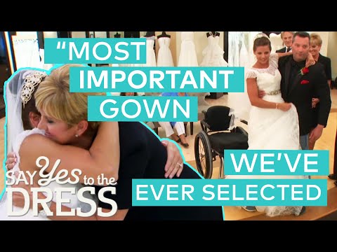 Wheelchair User Bride Needs A Light Dress To Walk Down The Aisle | Say Yes To The Dress: Atlanta