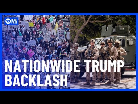 Millions Protest Trump Leadership Amid US Army’s 250th Anniversary Parade | 10 News First