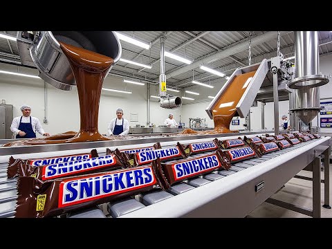 How Snickers Are Made In Factory | Step by Step Process
