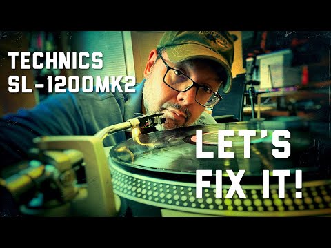 Fixing a Technics SL-1200Mk2  (How To Unstick It)